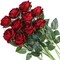 Touch Bridal Wedding Bouquet for Home Garden Party Floral Decor 10 Pcs